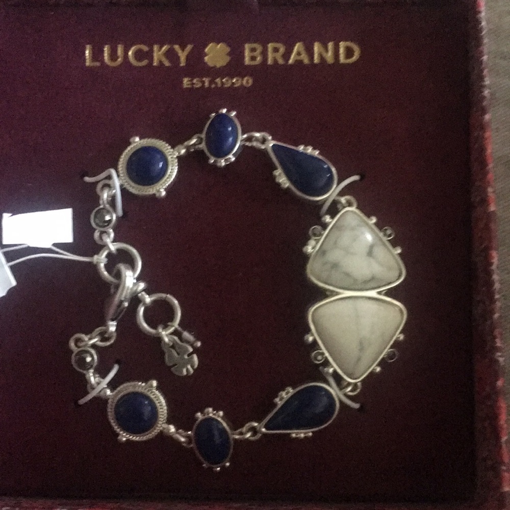 Lucky Brand semi precious stone bracelet NWT